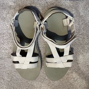 Teva Womens Universal Midform Bone Off White Sandals Size 9 US